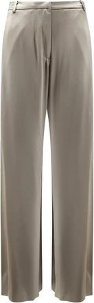 Alysi Wide Broeken - Dames - Wijde Broeken - Beige - XS - Broeken