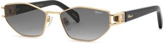 Chopard Schm 13S 0300 Zonnebrillen - Dames - Zonnebrillen - Geel - 58 MM - Accessoires