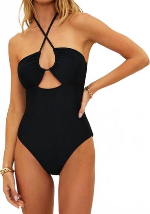 Beach Riot Phoenix One Piece In Black