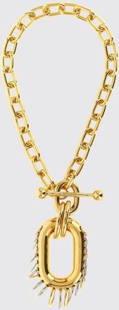 Paco Rabanne Collana Punk XL Link in ottone con chiusura ad amo
