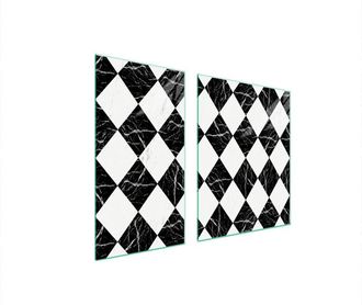 OEM Placa Protectora De Vidrio Para Estufa 90x52 Mosaico