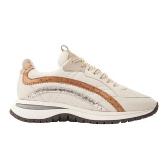 VIA VAI Schoenen, Dames, Beige, 42 EU, Leer, Usher Lott Sneakers