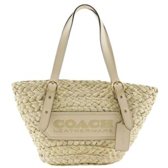 Coach Bolso Tote Pre-owned - Pre-owned - Mujer - Beige - ONE SIZE