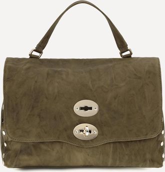Zanellato Borsa a Mano Postina Officina in suede Woman UNI