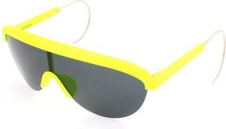 Polaroid Unisex Pld 6037s Sunglasses Sporty Design - Lime Green Resin - One Size