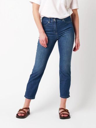 Toni 7/8-Jeans TONI be loved 7/8, Damen, Gr. 36, N-Gr, blau bleached used, Denim/Jeans, Obermaterial: 79% Baumwolle, 11% Polyester, 8% Lyocell, 2% Elasthan