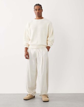 Cotton On Maglia girocollo squadrata &eacute;cru-Bianco