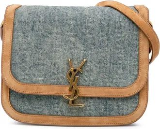 Saint Laurent Medium Denim Solferino Crossbody BC1635025A1020