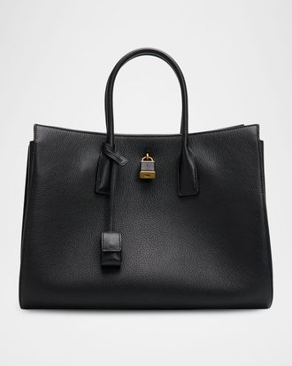 Saint Laurent Sac de Jour Grain Leather Top-Handle Bag