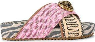 Kurt Geiger Chelsea Cross Strap Flatform Sandal in Open Pink at Nordstrom, Size 6Us