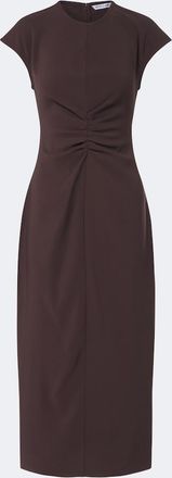 Veronica Beard June cr&ecirc;pe midi dress