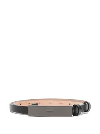 Max Mara Black Buckle Belt