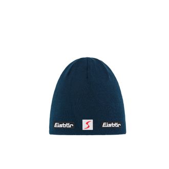 Eisb&auml;r Ogle Skipool Beanie Hat Merino Wool (One Size - Petrol Blue)