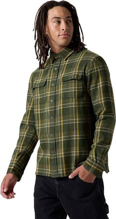 Backcountry Venture Midweight Flannel Shirt - Mens in Climbing Ivy Drifter Plaid at Nordstrom, Size X-Large