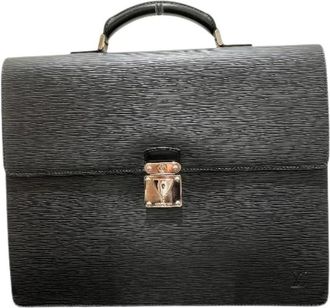 Louis Vuitton Pre-owned Epi Briefcase - Heren - Vintage Handtas - Zwart - ONE Size - Leer - Vintage