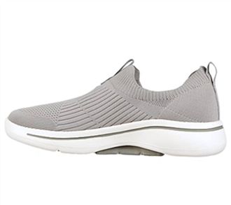 Skechers Womens Go Walk Arch Fit Iconic Shoes In Gray