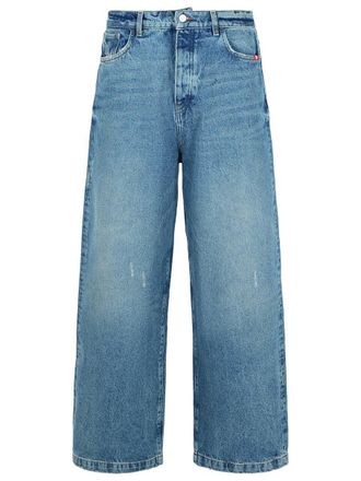 Amish Wide Light Blue Denim Jeans