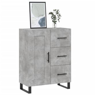Berkfield Home Sideboard Concrete Grey 69.5x34x90 cm Engineered Wood