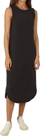 Dylan Crew Tank Dress In Carbon