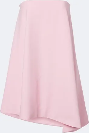 Jil Sander Virgin wool bustier minidress