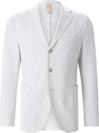 Eleventy Blazers - Heren - Blazers - Grijs - L - Leer - Jassen