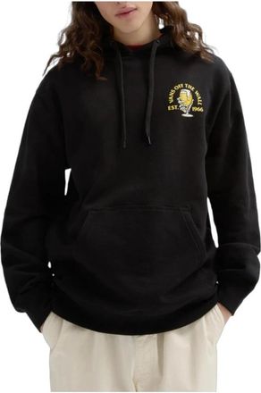 Vans De Coolste Sweatshirt met Skull Design - Dames - Hoodies - Zwart - M - Katoen - Hoodies & sweatvesten