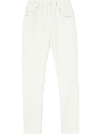Off-white Pantaloni slim Corporate - Bianco