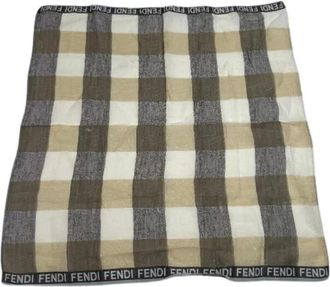 Fendi Pre-owned Scarves, female, Multicolor, Size: ONE SIZE Pre-owned Silk Scarf