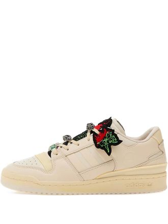 adidas x Footshop Quell Beats rose-embellished sneakers - Neutrals