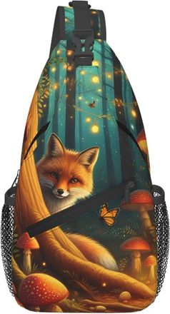 Generic Firefly Fox Crossbody Bag Anti Theft Shoulder Bag Trendy Crossbody Bags For Workout Casual Women