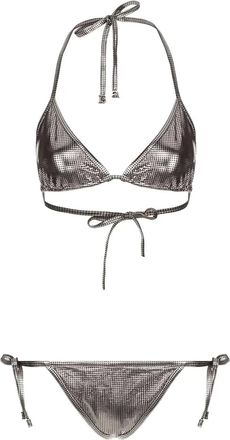 Balmain Bikini a triangolo - Argento
