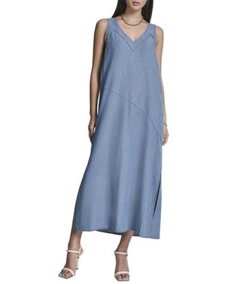 DKNY Dkny V-Neck Tencel Dress