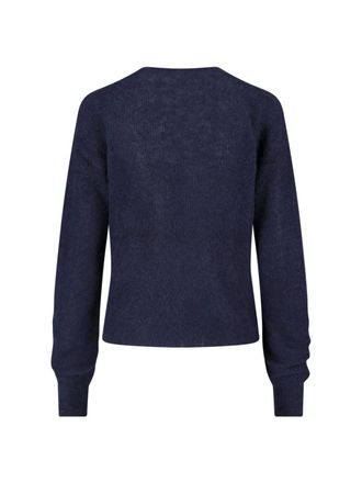 Auralee Womens Sweaters Blue Alpaca