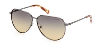 Guess GU00089 06P Mens Sunglasses Silver Size 62