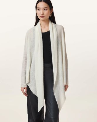 AllSaints Harper Pirate Open Front Cardigan