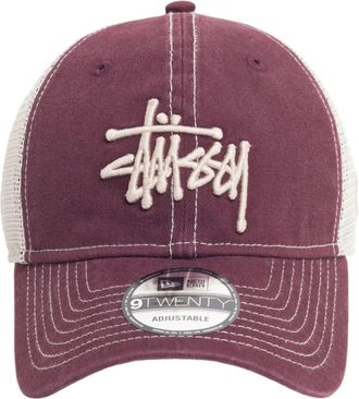 St&uuml;ssy 9Twenty Washed Basic Trucker Maroon 1311164-MARO