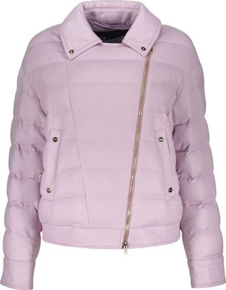 Herno Elegant Pink Padded Jacket For A Sophisticated Look