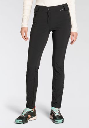 Icepeak Softshellhose ICEPEAK DORAL, Damen, Gr. 34, N-Gr, schwarz, Softshell, Obermaterial: 94% Polyester, 6% Elasthan, slim fit, Hosen Softshellhose, Slim fi