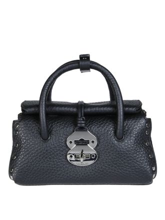 Zanellato Dotta Centauro Cylindrical Leather Handbag