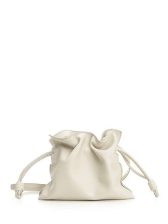 Loewe Flamenco Clutch Handbags Bianco-Donna