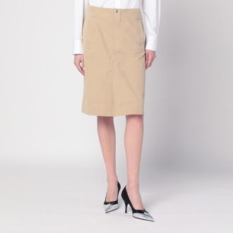 Burberry Beige cotton skirt