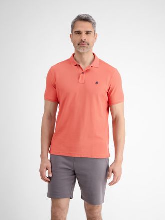 Lerros Poloshirt LERROS LERROS Klassischer Polostyle in *Cool & Dry* Piqu&eacute;qualit&auml;t, Herren, Gr. S, rot (coral rot), 60% Baumwolle, 40% Polyester, Shirts Polo