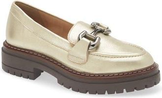 Bottero Chunky Lug Loafer in Dourado 22 at Nordstrom, Size 10