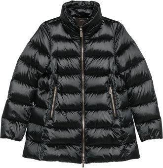 Moorer Quilted Zip-front Coat