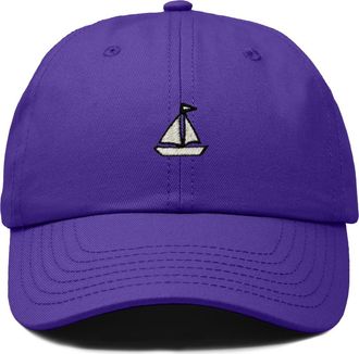 Dalix Sail Dad Cap in Purple at Nordstrom