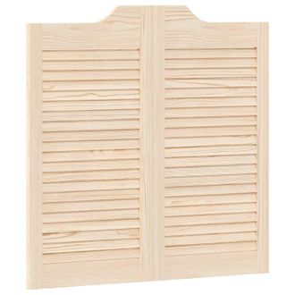 vidaXL Puertas Batientes Natural 80 X 40 Cm Madera De Pino Maciza Vidaxl