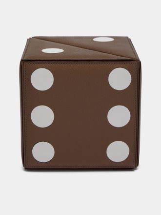 Asprey Leather Dice Cube Box