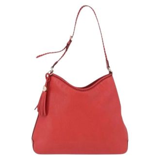 Gucci Pre-owned Vintage Schoudertas - Dames - Pre-owned - Rood - Maat: ONE Size Leer