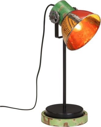 vidaXL L&aacute;mpara De Escritorio De Colores 25 W E27 17x17x50 Cm Vidaxl