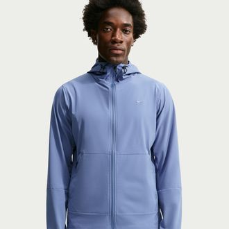 Nike Mens Unlimited Repel Hooded Versatile Jacket in Blue | FB7551-459